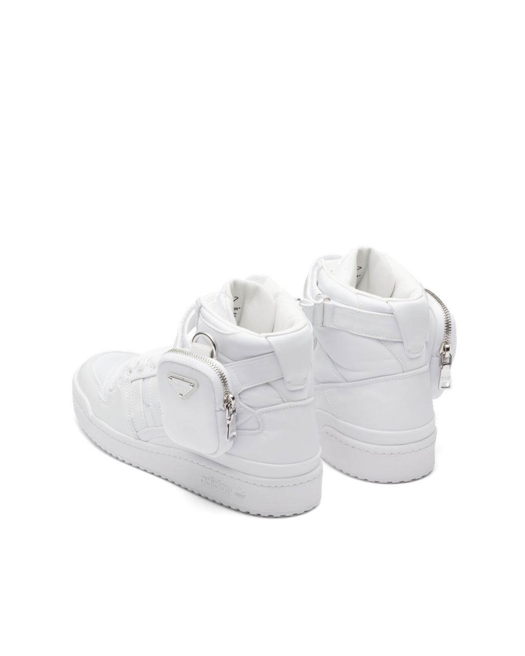 Prada Adidas For Prada Re-nylon Forum High-top Sneakers Biele | OTSCYW835