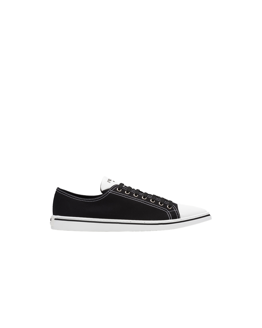 Prada Bavlnene Gabardine Pointy Sneakers Čierne | ODHVIU864