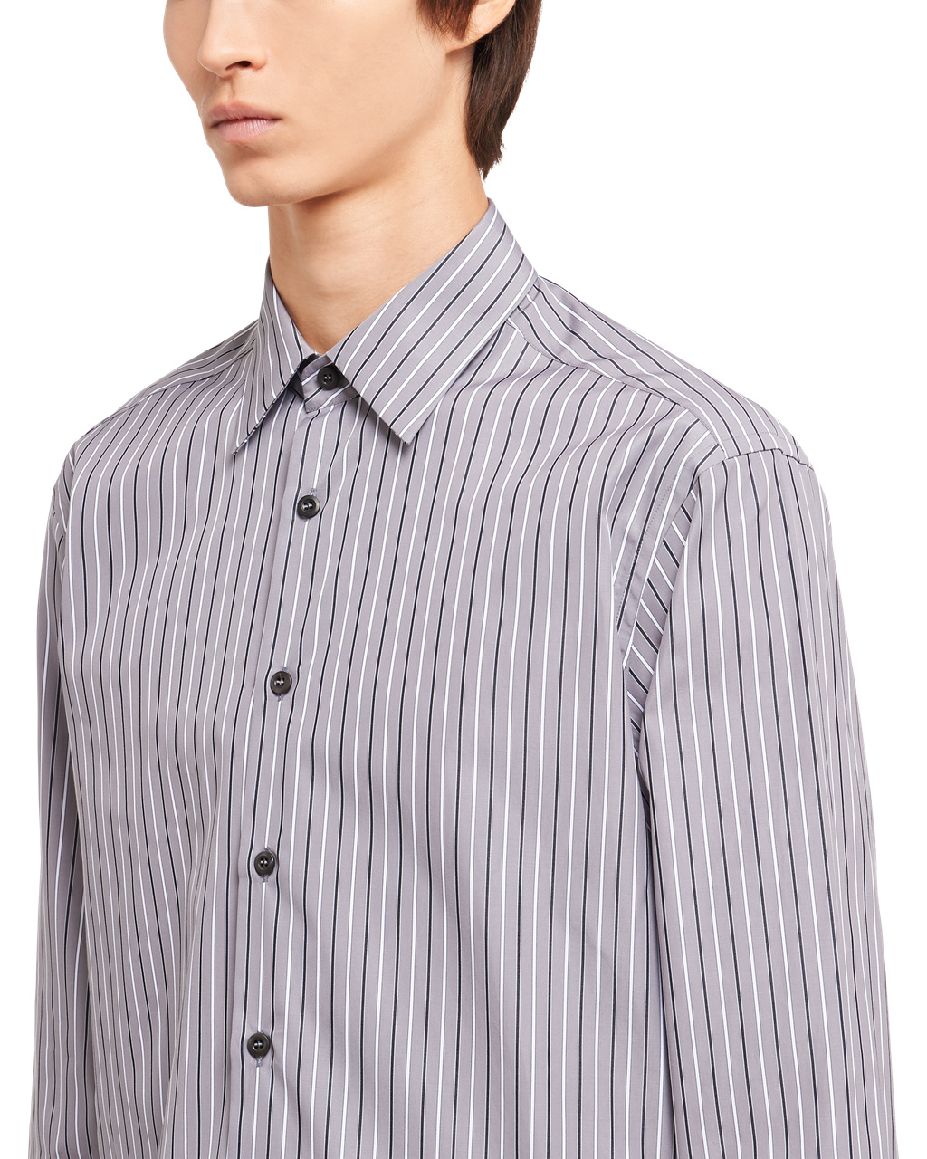 Prada Bavlnene Shirt Iron Gray | CESYAX724