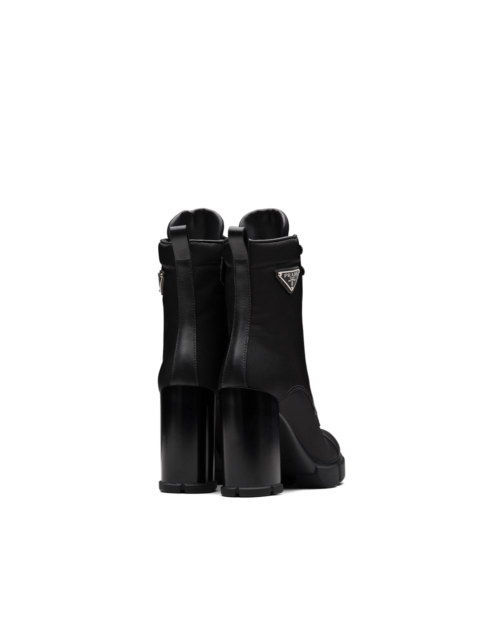 Prada Brushed Kozene And Nylon Booties Čierne | JIUOAK560