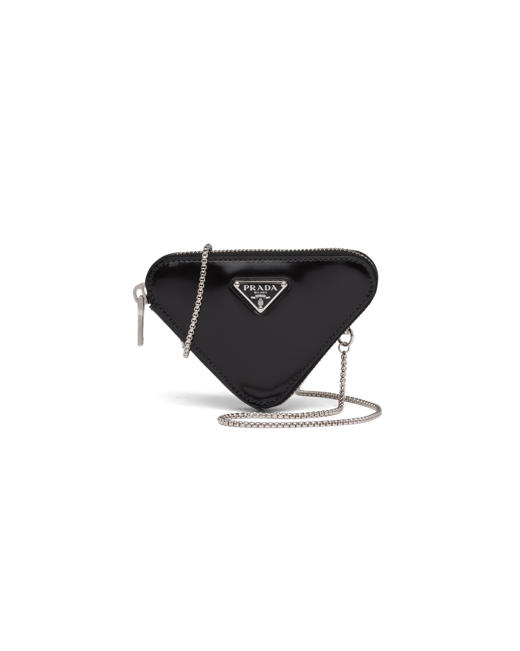 Prada Brushed Kozene Mini-pouch Čierne | YOXLJW352