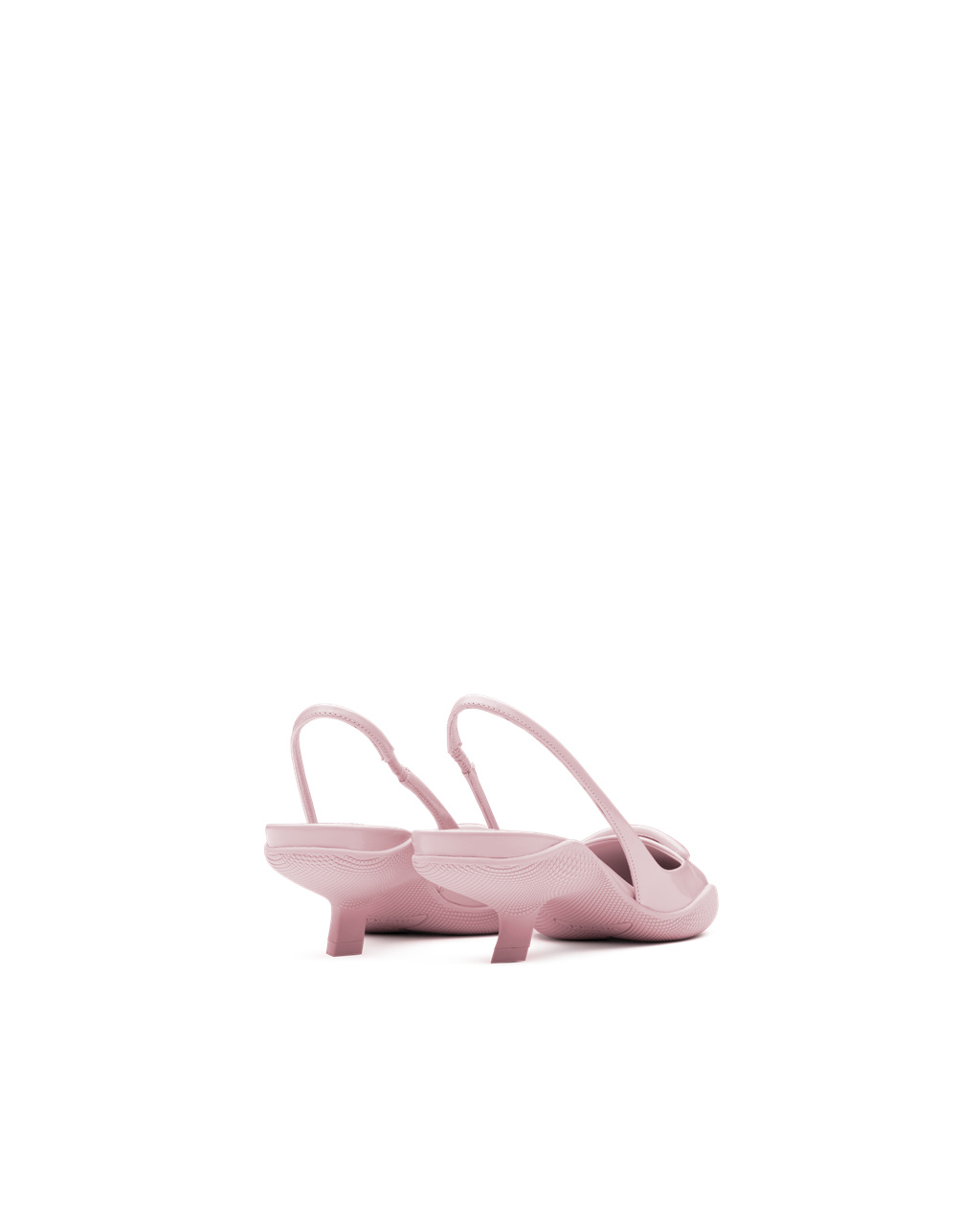 Prada Brushed Kozene Slingback Pumps Ruzove | BPZSHX578