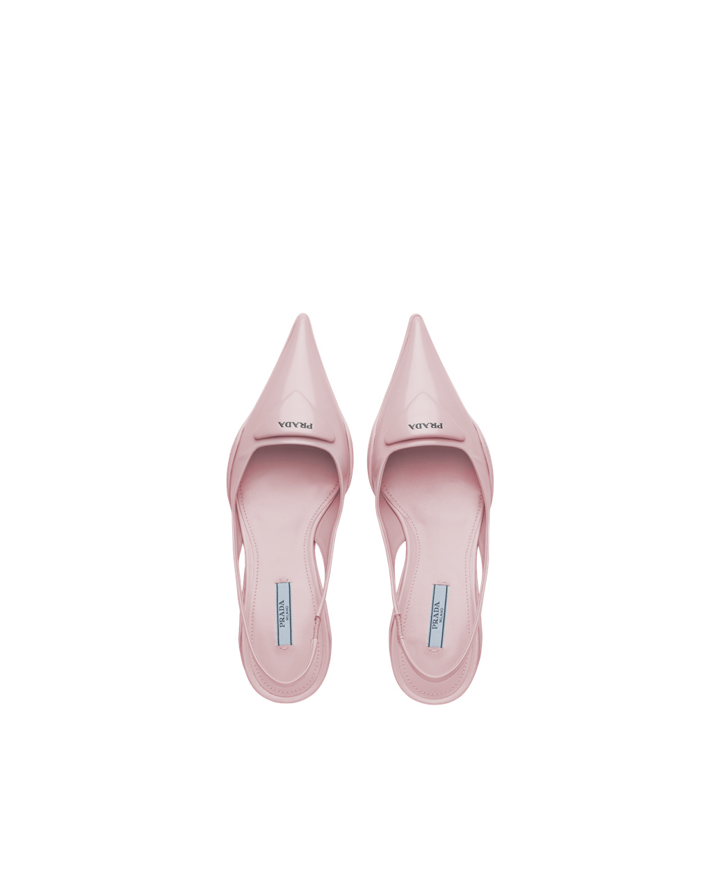 Prada Brushed Kozene Slingback Pumps Ruzove | BPZSHX578