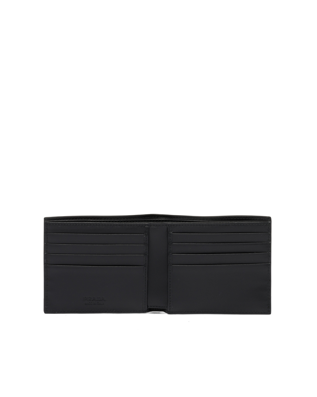 Prada Brushed Kozene Wallet Čierne | MWKOIB610