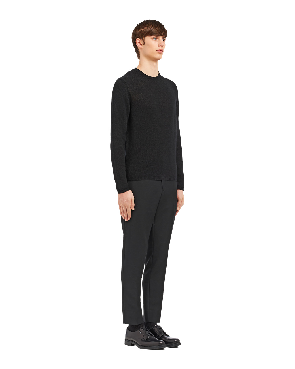 Prada Cashmere Crew-neck Svetrove Saty Čierne | NVCTWM948