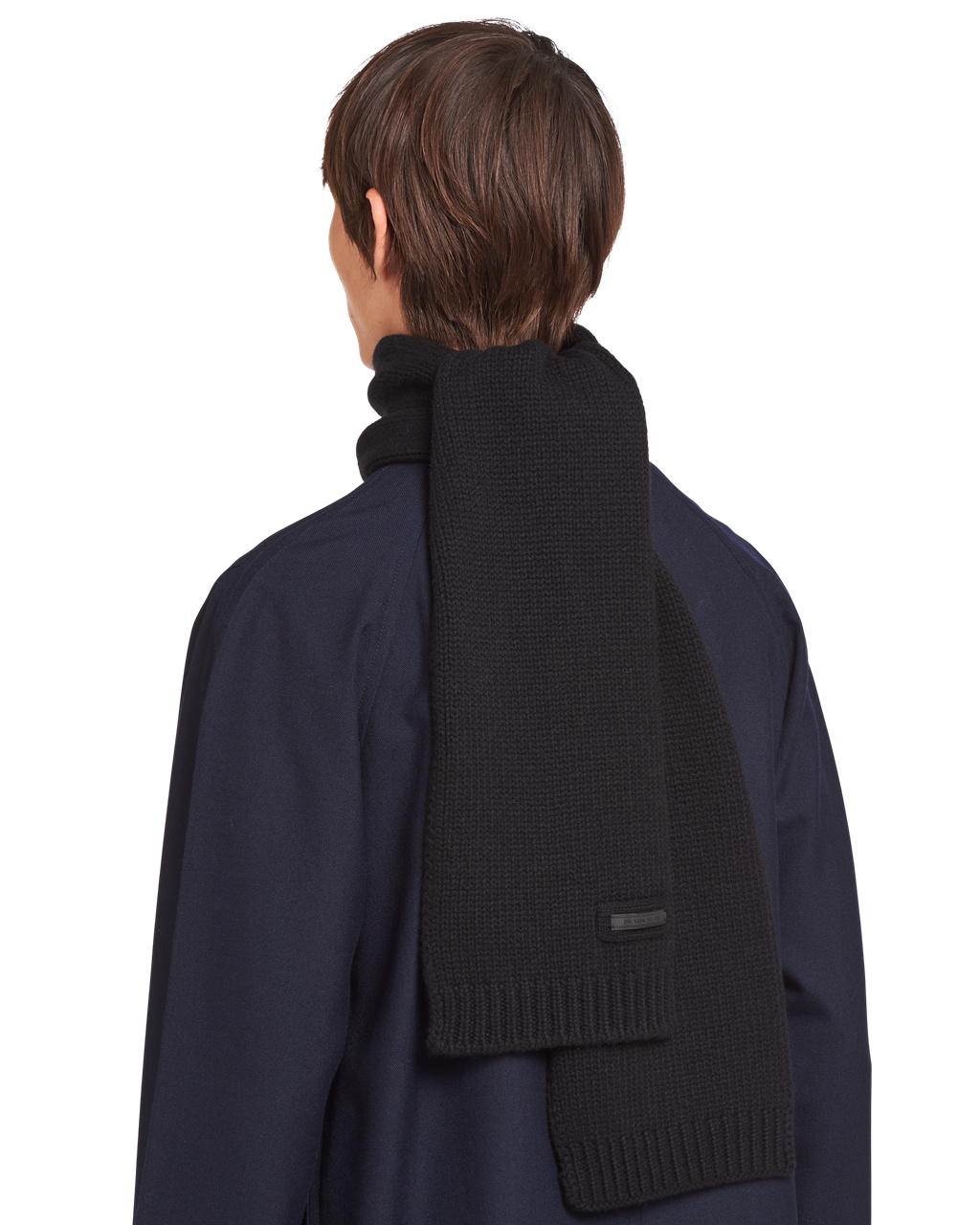 Prada Cashmere Scarf Čierne | ATGKFB837