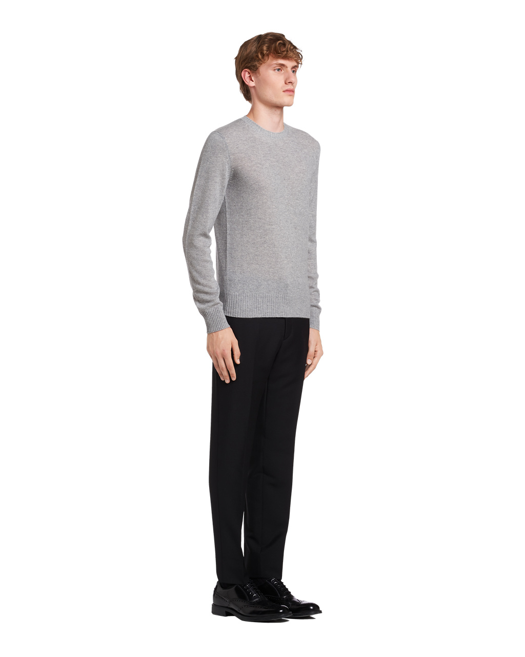 Prada Cashmere Svetrove Saty Siva | LAWPZF874