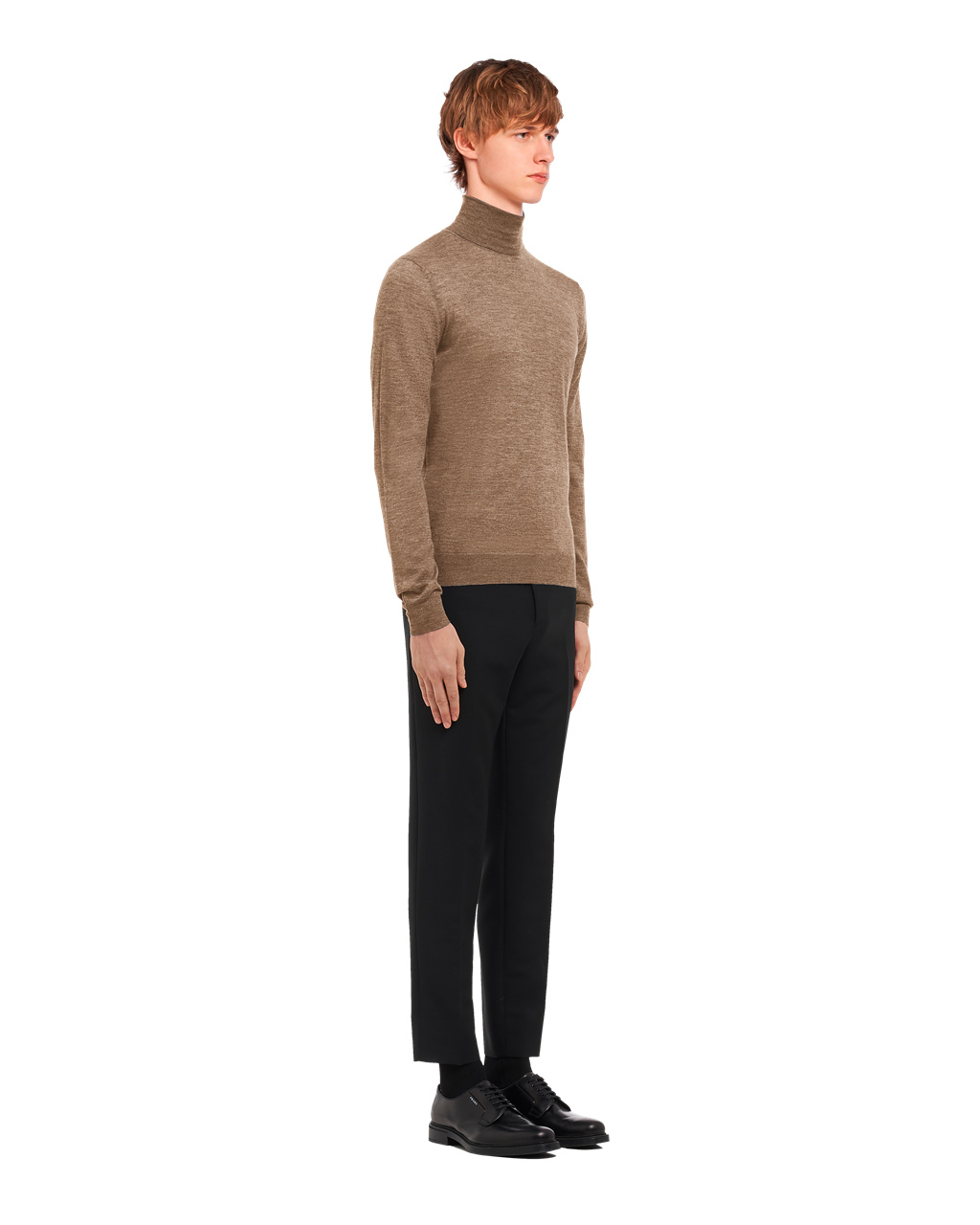 Prada Cashmere Turtleneck Hnede | QMNZSL496