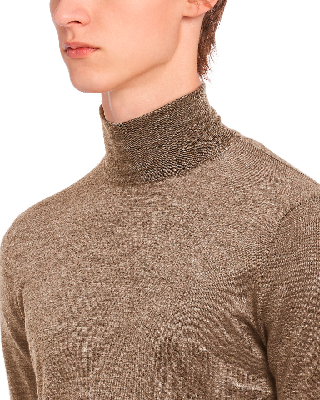 Prada Cashmere Turtleneck Hnede | QMNZSL496