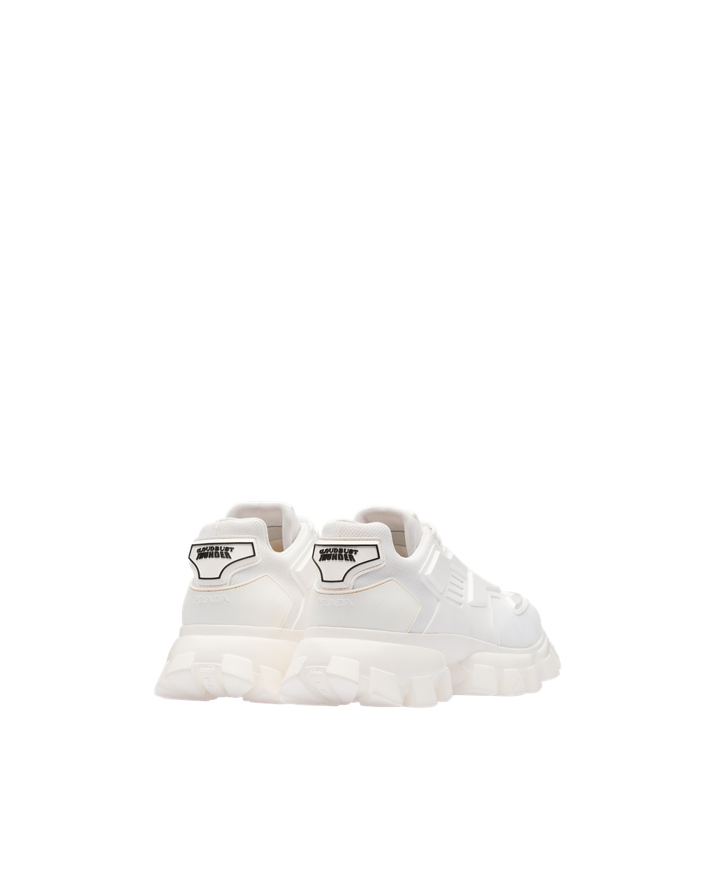 Prada Cloudbust Thunder Technical Fabric Sneakers Biele | WYZCEP349