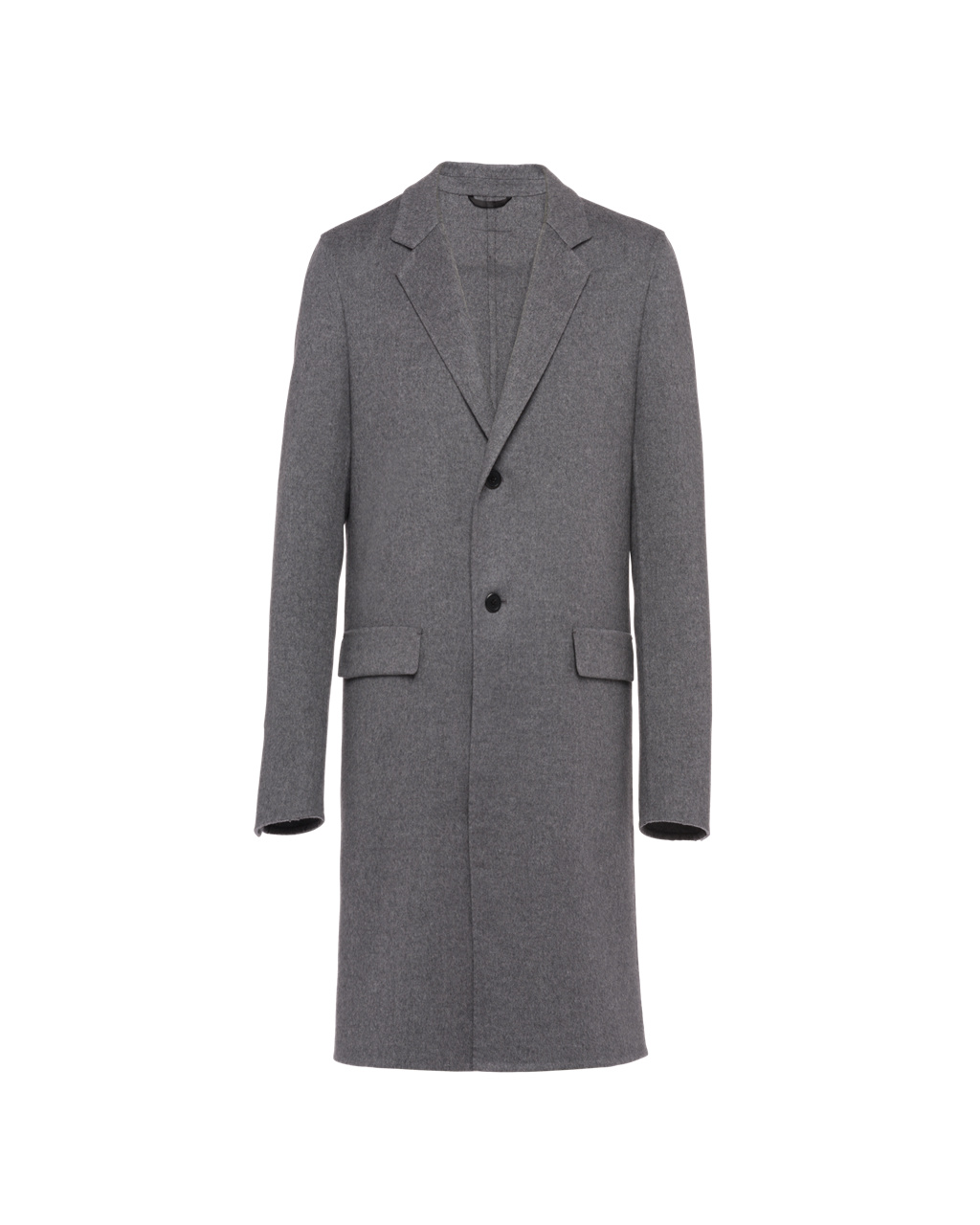 Prada Double Cashmere Coat Slate Gray | HTVGJM046