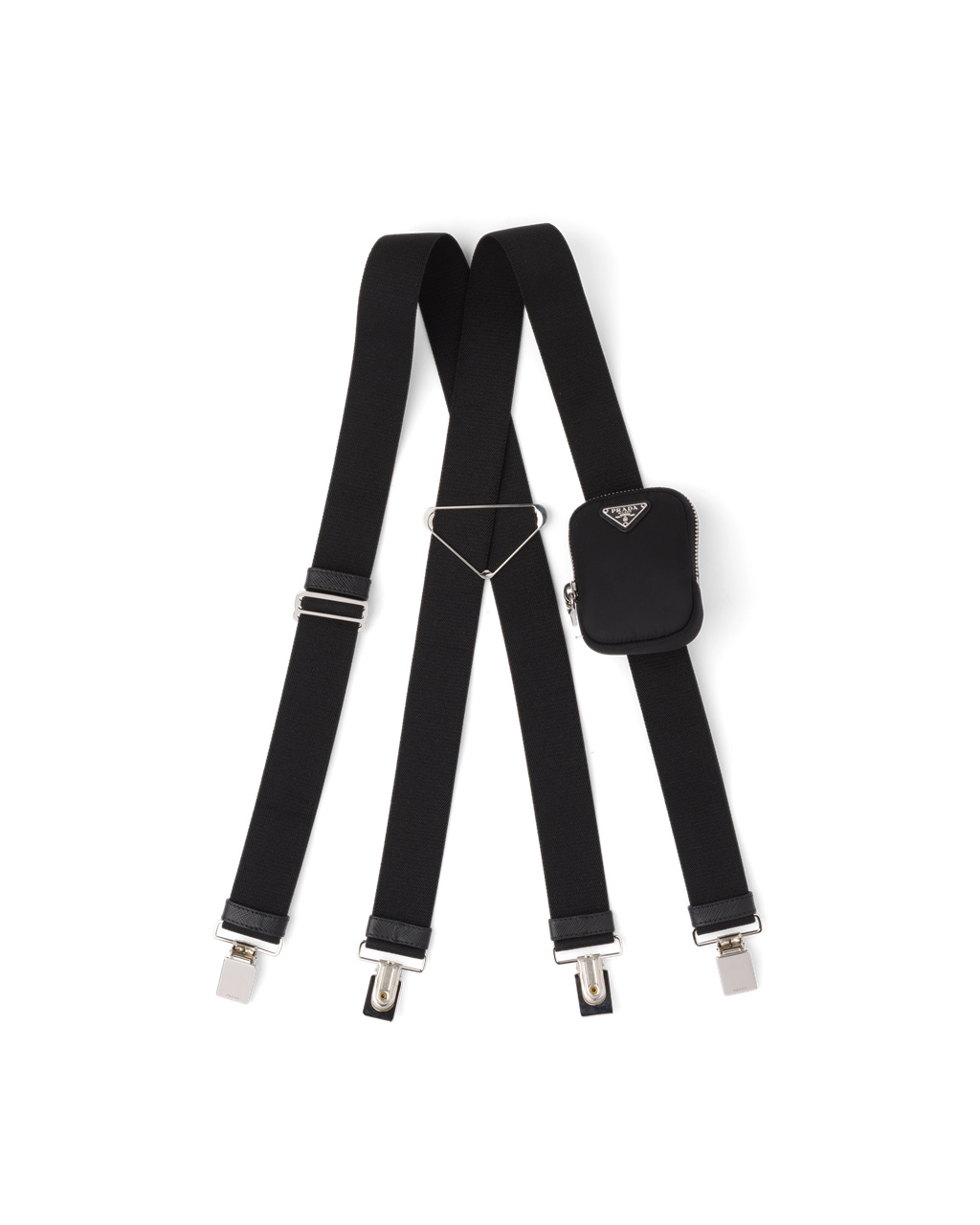 Prada Elasticized Suspenders Čierne | OFWNBT816