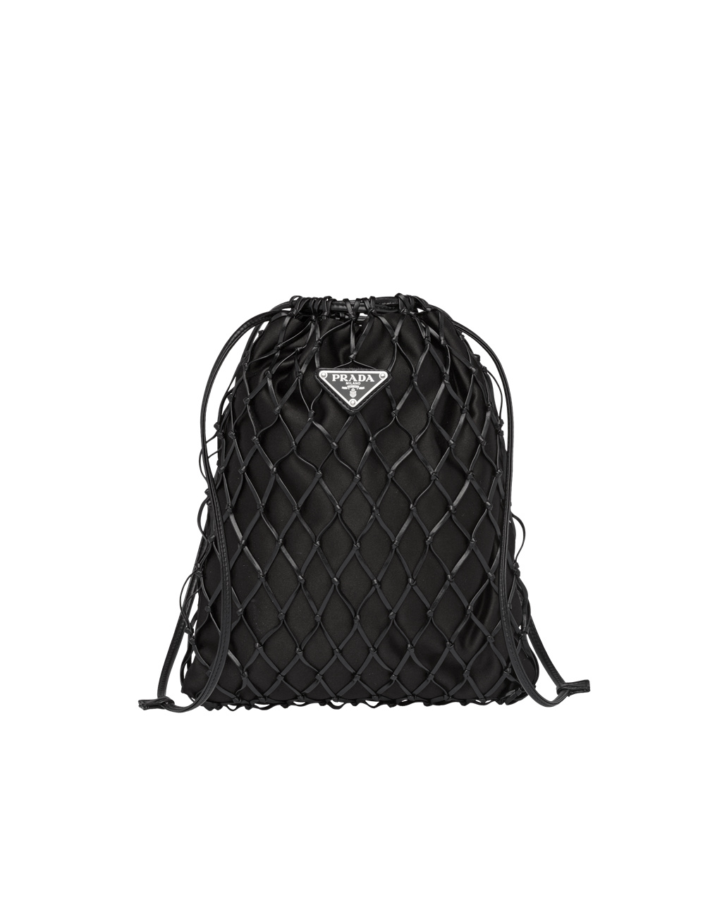 Prada Fabric Mesh Bag Čierne | HIBWSU354