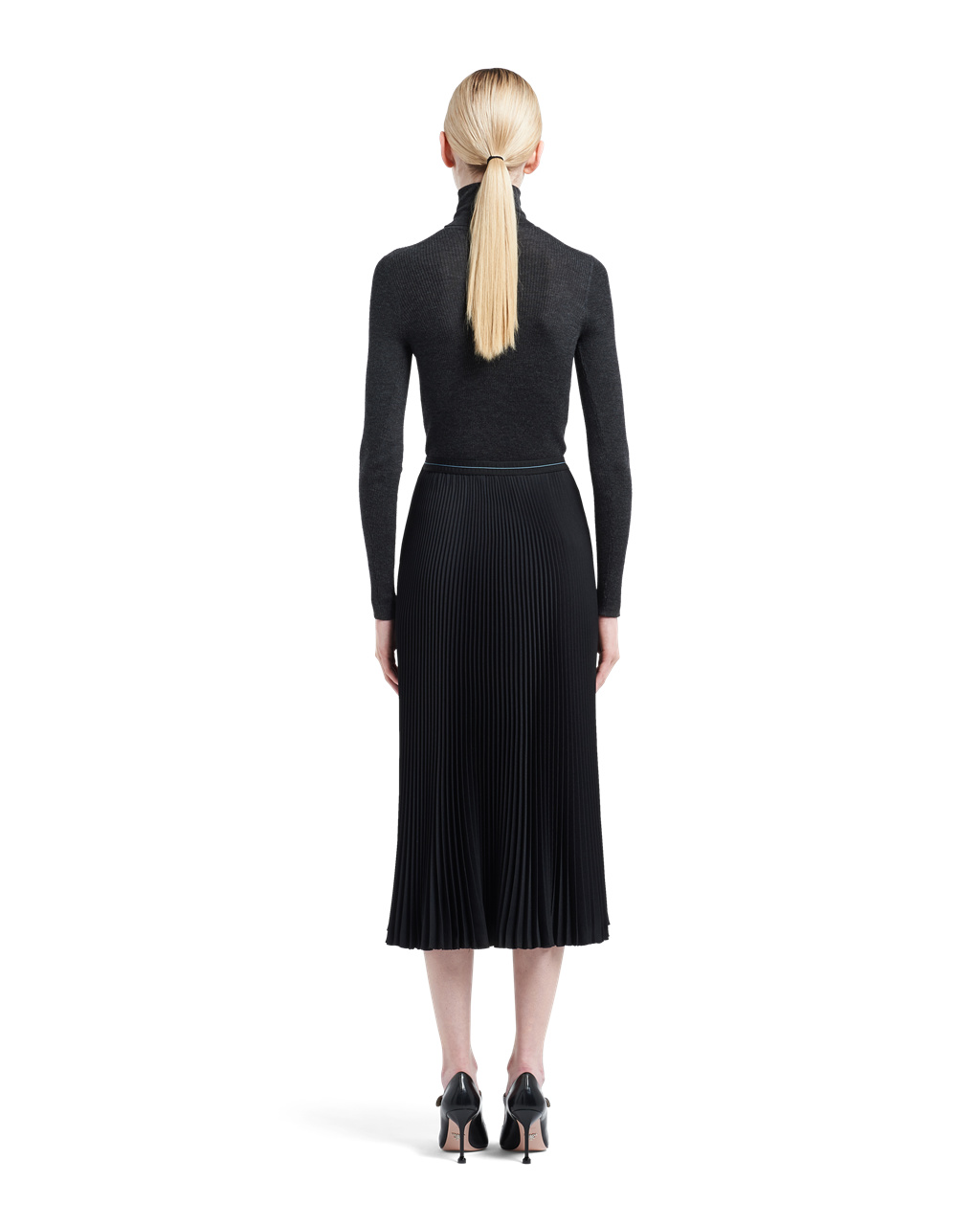 Prada Fluid Twill Skirt Čierne | LYFHIX862