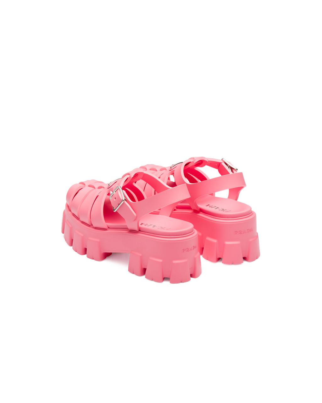 Prada Foam Rubber Sandals Ruzove | GIEAHB430