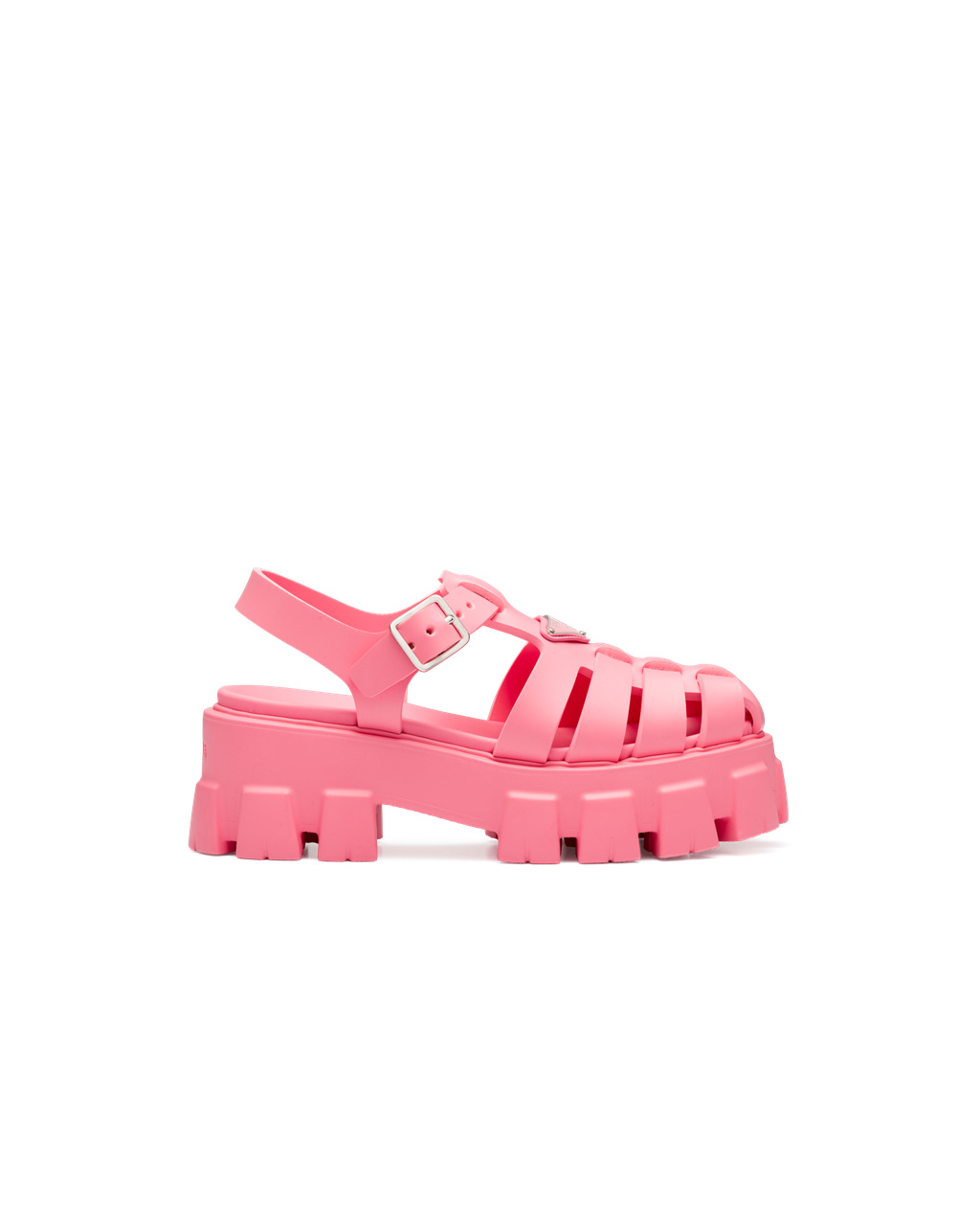 Prada Foam Rubber Sandals Ruzove | GIEAHB430