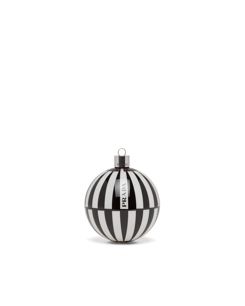 Prada Glass Christmas Ornament Set Biele Čierne | IKMBXE934