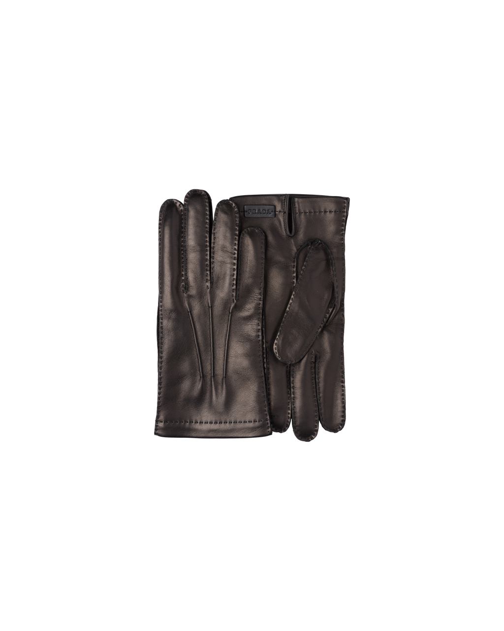 Prada Kozene And Cashmere Gloves Čierne | TLYWUZ708