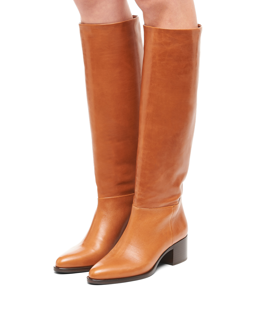 Prada Kozene Boots Cognac | VSYMHT184