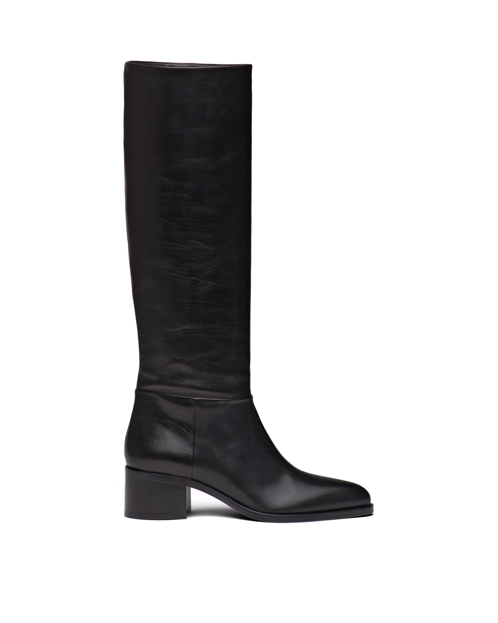 Prada Kozene Boots Čierne | SJMCVD235