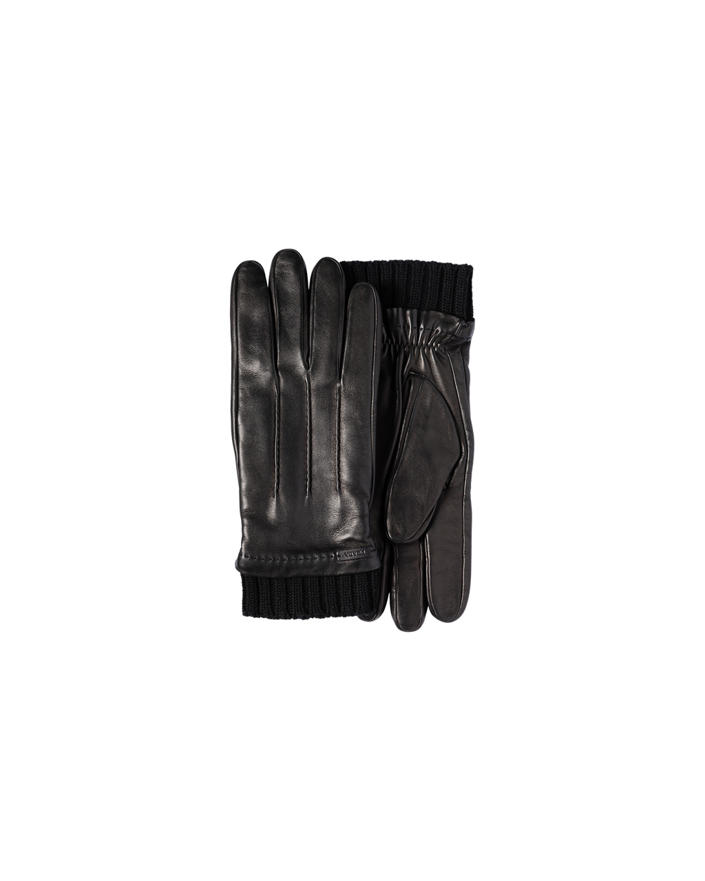 Prada Kozene Gloves Čierne | YGSZJB685