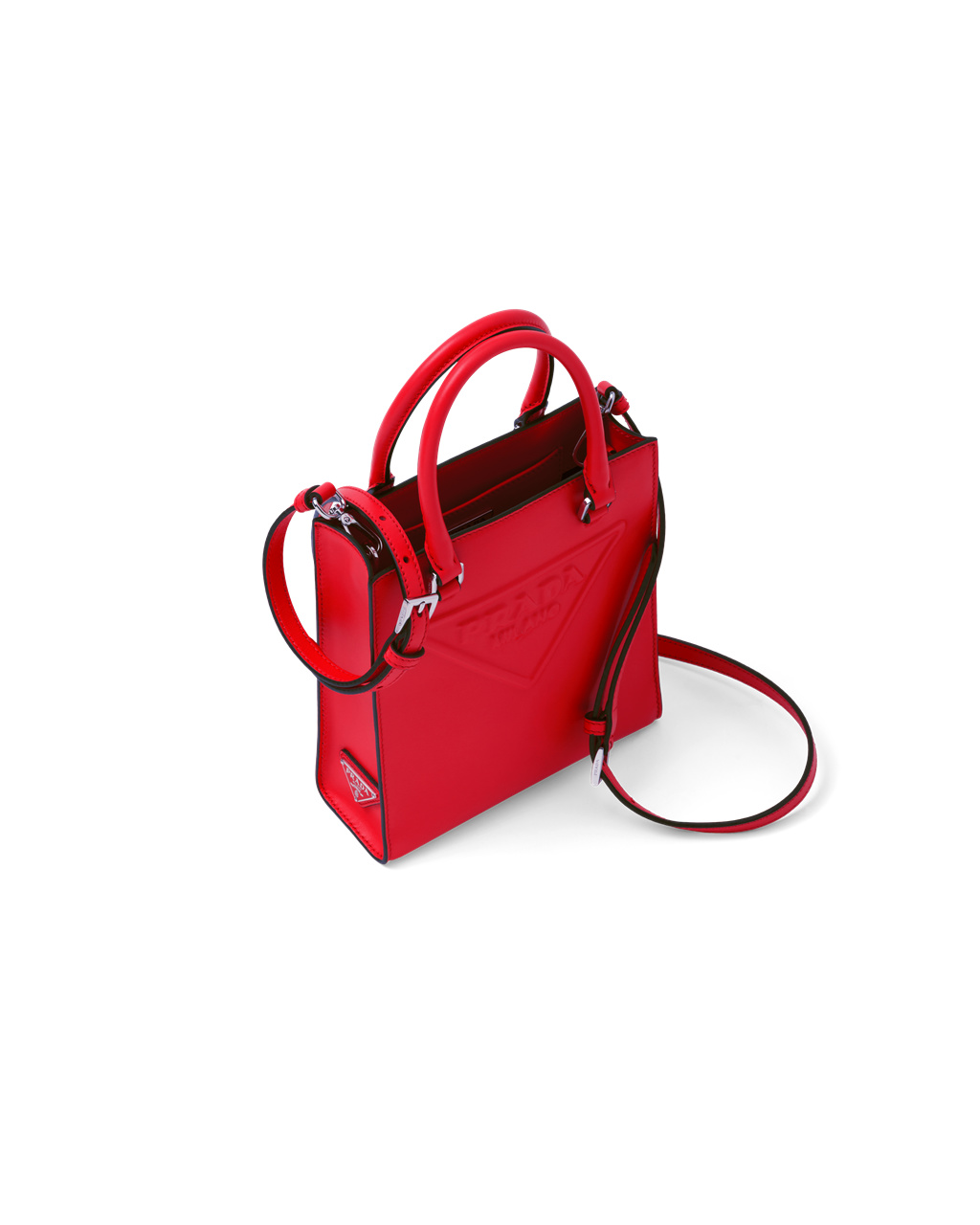 Prada Kozene Handbag Červené | ATCLNG913