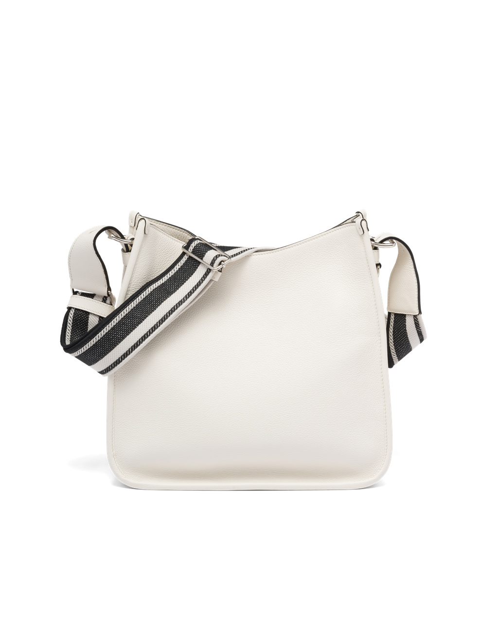 Prada Kozene Hobo Bag Biele | VSQBDF018