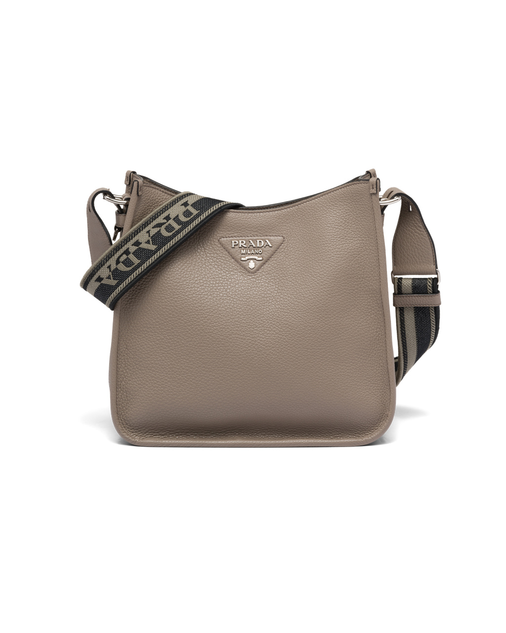 Prada Kozene Hobo Bag Clay Gray | PQCXMY625