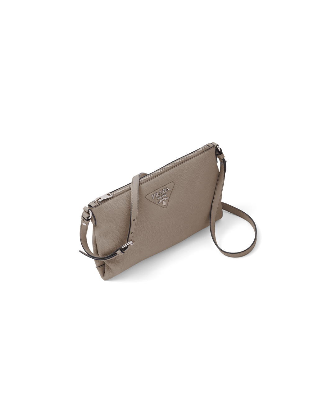 Prada Kozene Shoulder Bag Clay Gray | TZIALO258