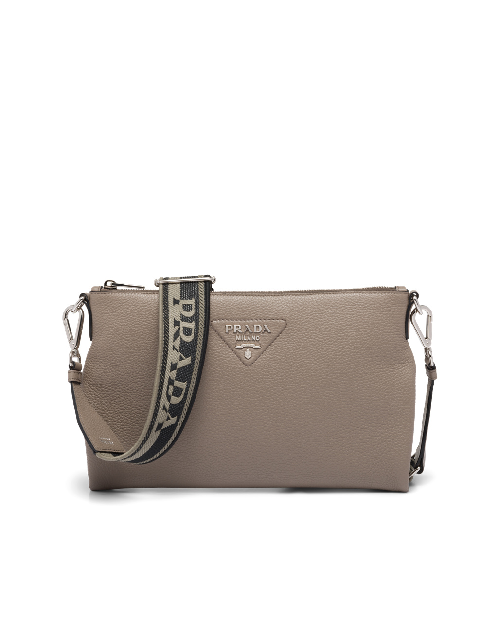 Prada Kozene Shoulder Bag Clay Gray | TZIALO258