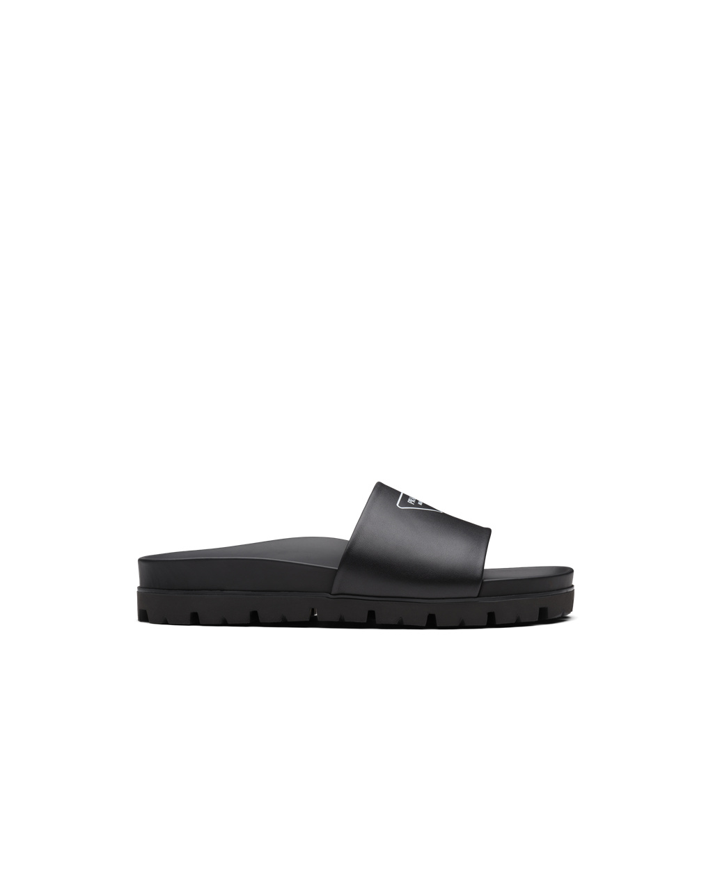 Prada Kozene Slapky Sandals Čierne | GLJBPX027