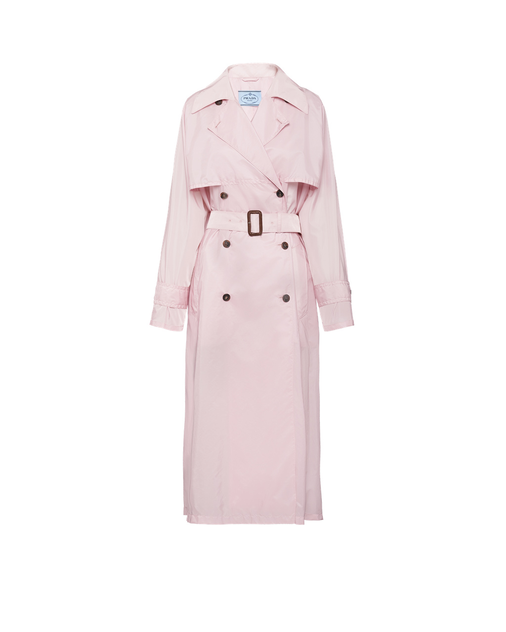 Prada Lahke Nylon Trench Coat Opaline | CYJPHD913