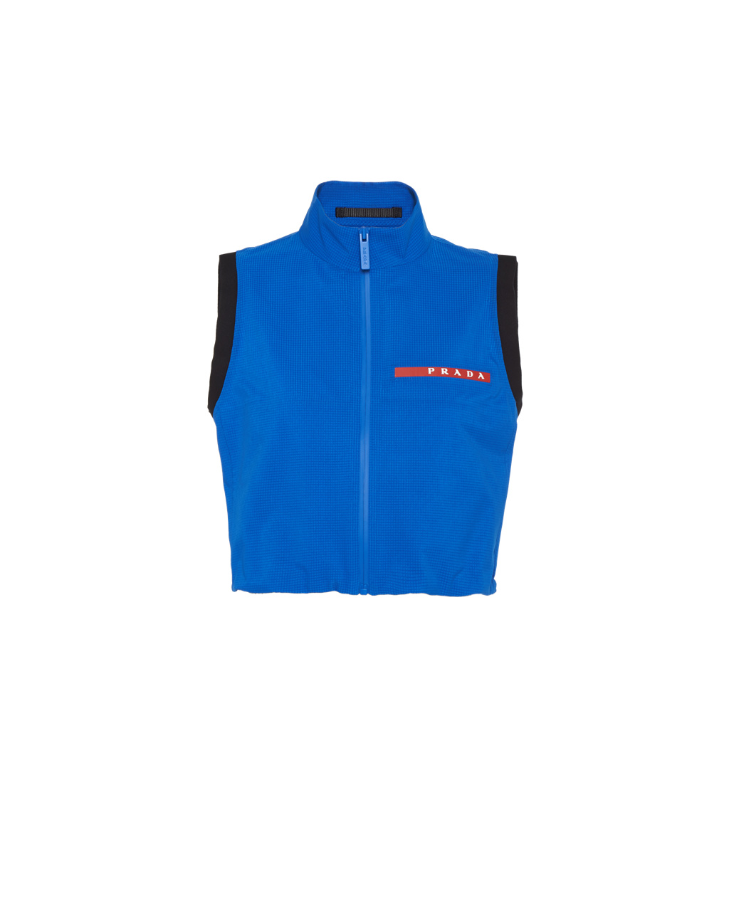 Prada Light Bi-stretch Cropped Vest Modre | AFUBSH107