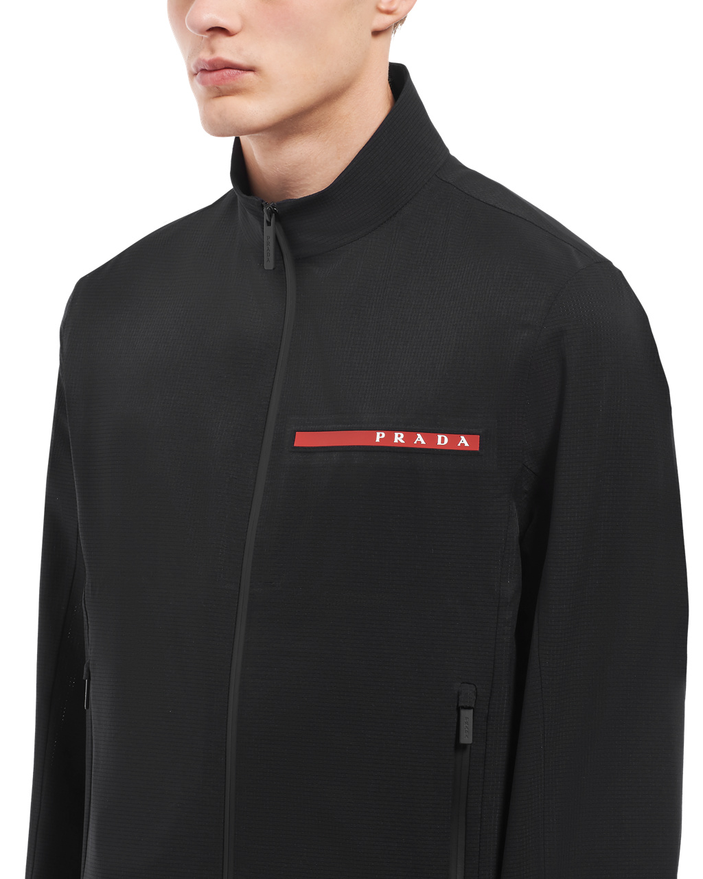 Prada Light Bi-stretch Jacket Čierne | KVNMAS256