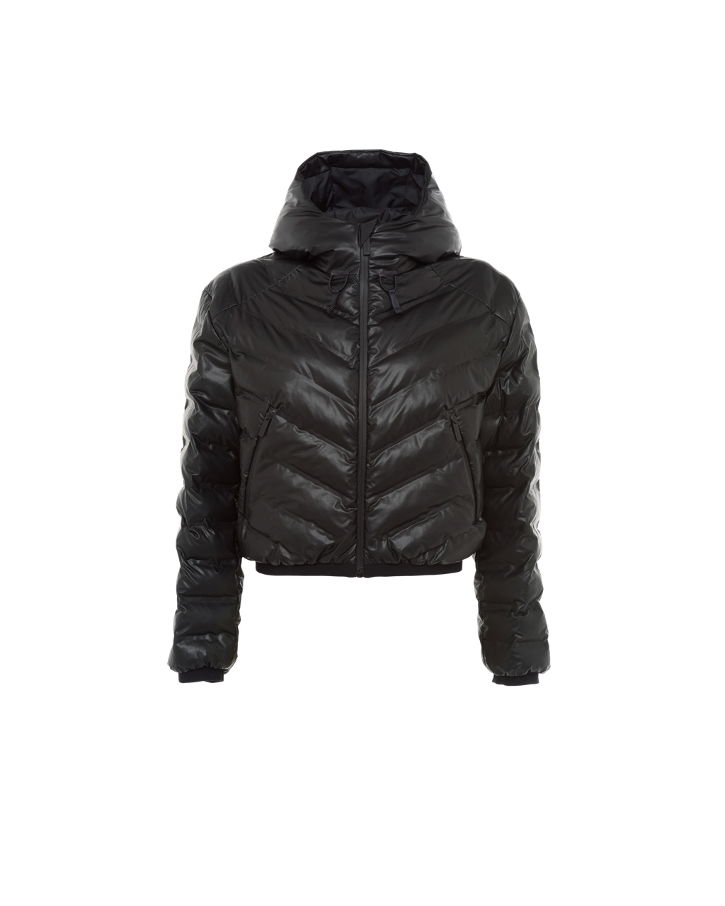 Prada Light Nylon S Kapucňou Puffer Jacket Čierne | DHOIYL069