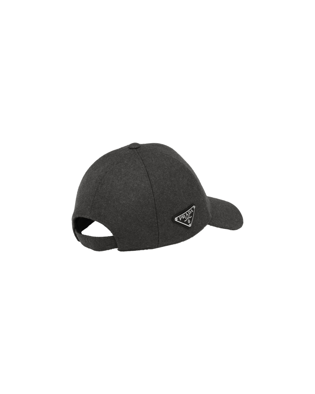 Prada Loden Baseball Cap Anthracite Gray | NGLDUX532