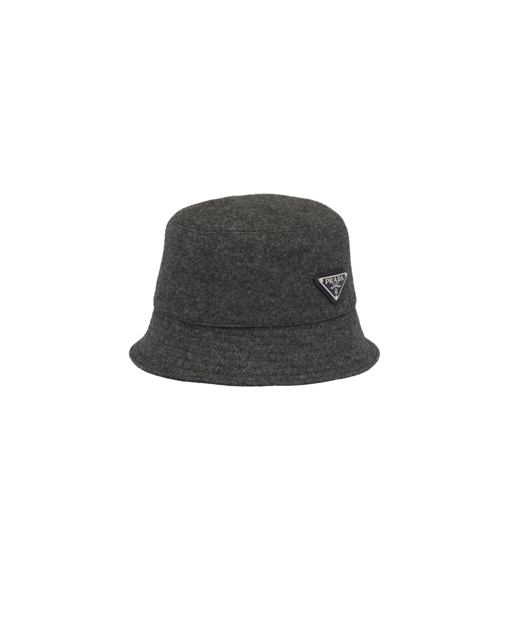 Prada Loden Bucket Hat Anthracite Gray | JEIHMZ340