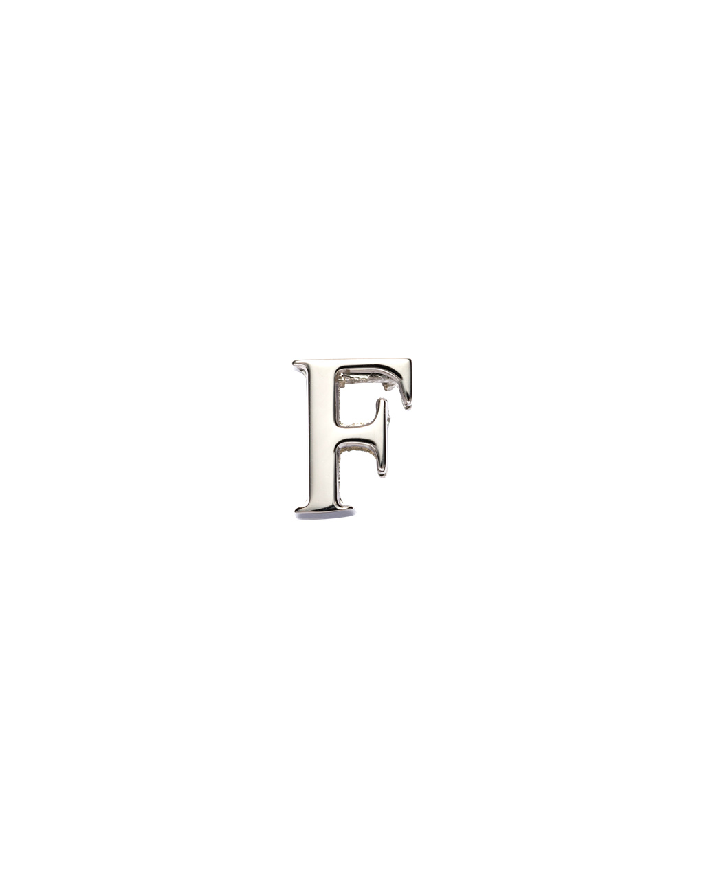 Prada My Character Sliding Metal Letter Polished Steel | PVSNCU378