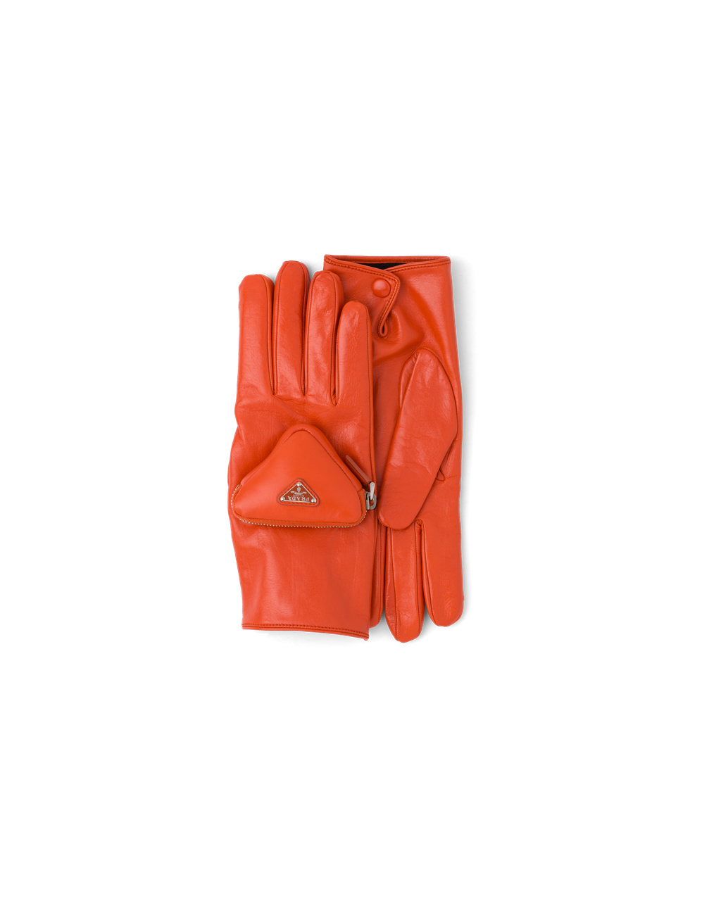 Prada Napa Kozene Gloves Oranžové | ROKTHV206