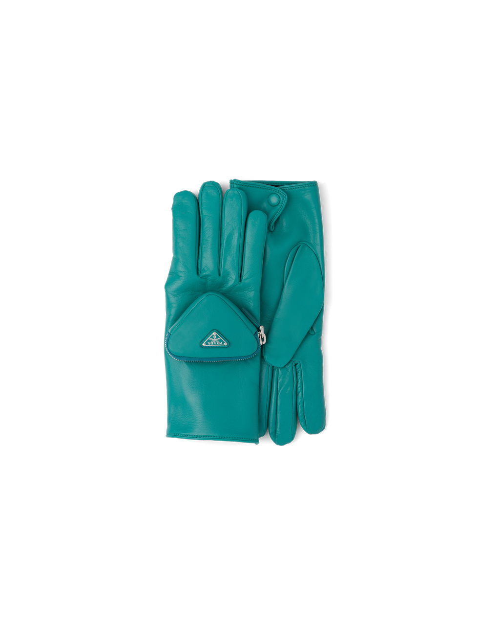 Prada Napa Kozene Gloves Tyrkysový Modre | GYDLBM578