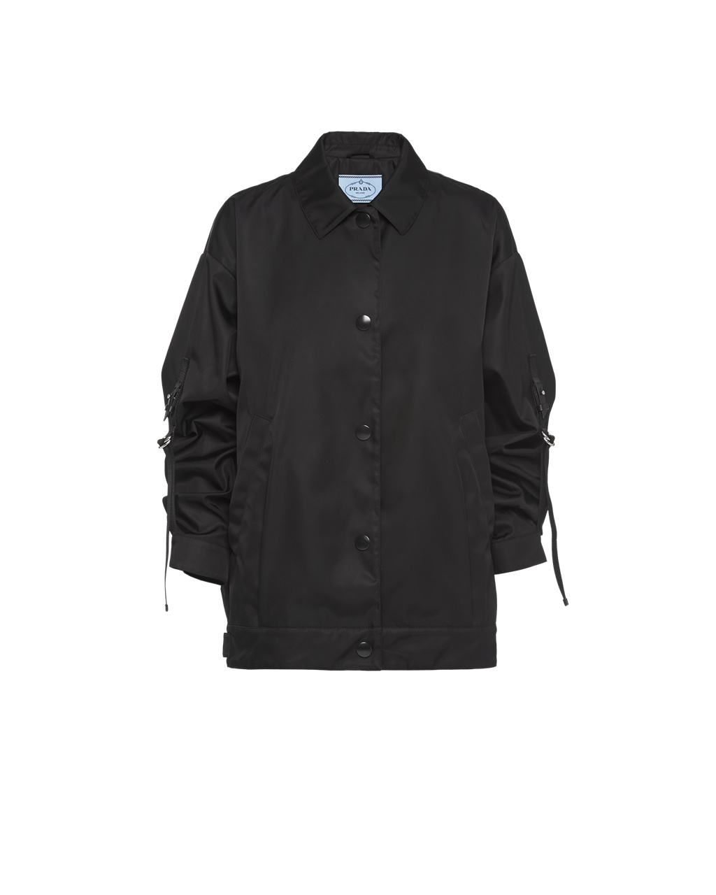 Prada Nylon Gabardine Blouson Jacket Čierne | NWABLC105