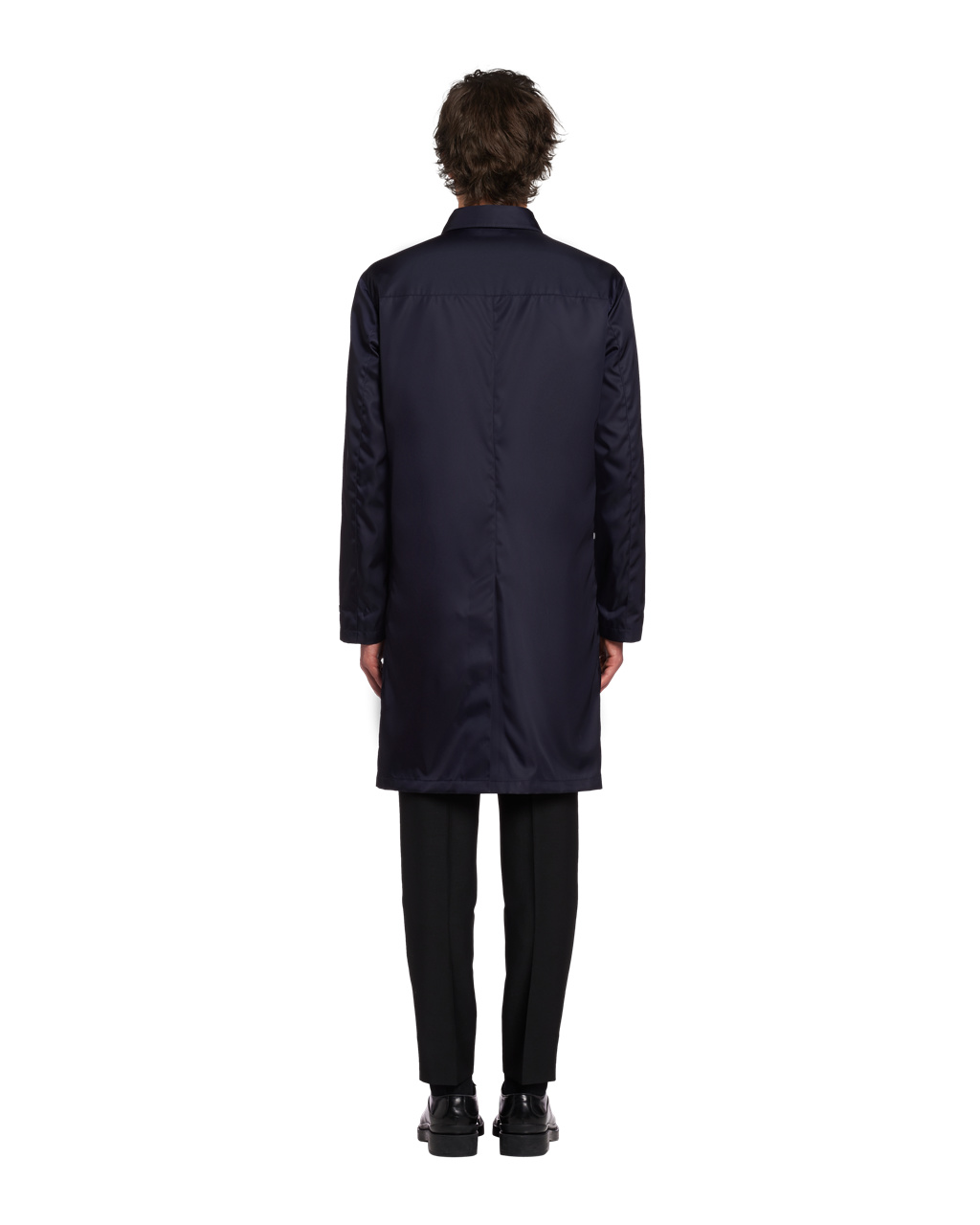 Prada Nylon Gabardine Raincoat Námornícka Modrá | YPUOVG508