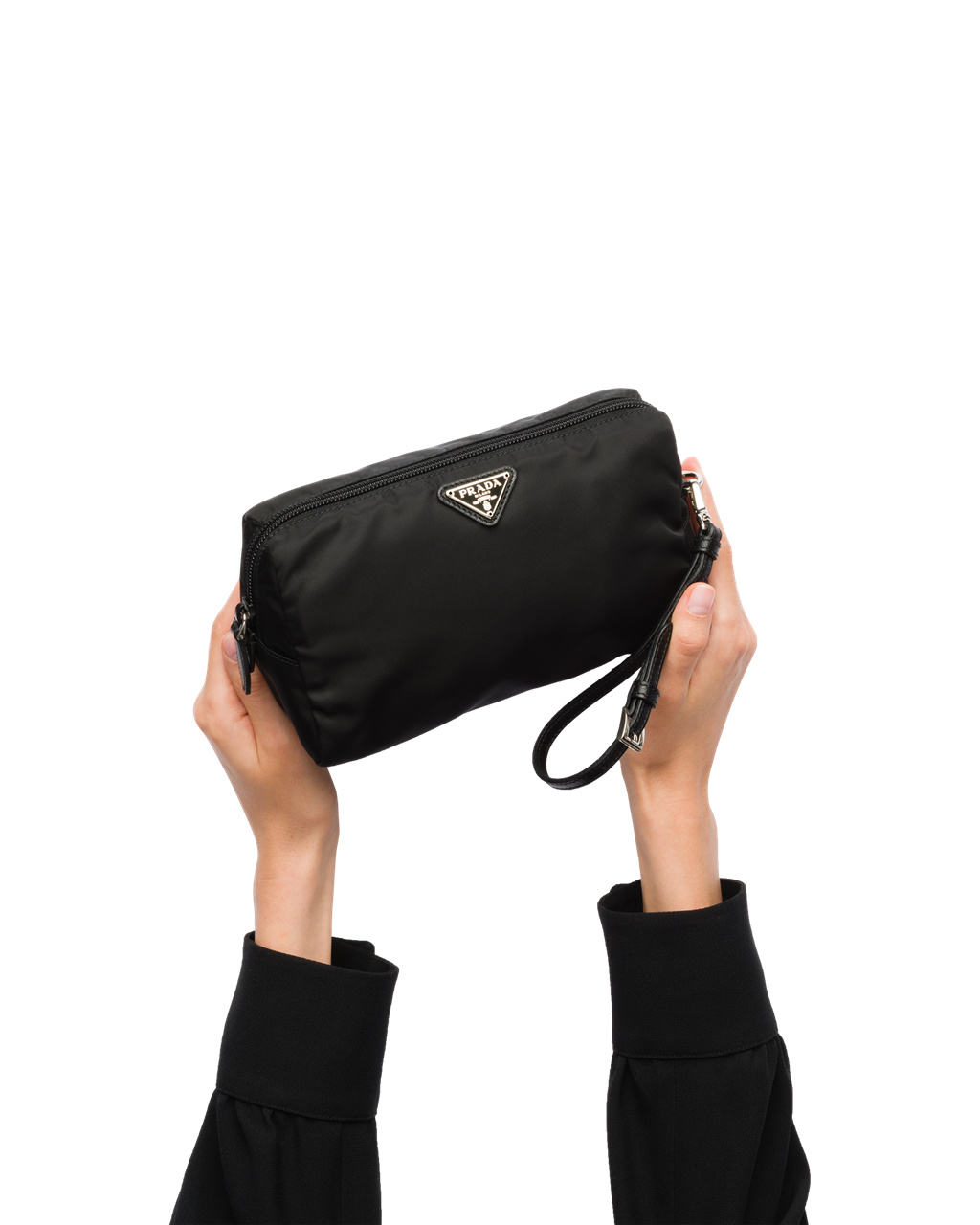 Prada Nylon Pouch Čierne | JNXVZL039