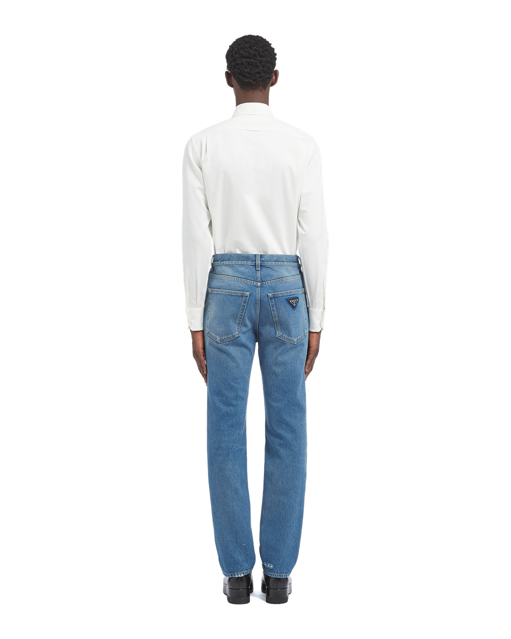 Prada Organic Denim Five-pocket Trousers Námornícka Modrá | OKLGTI620