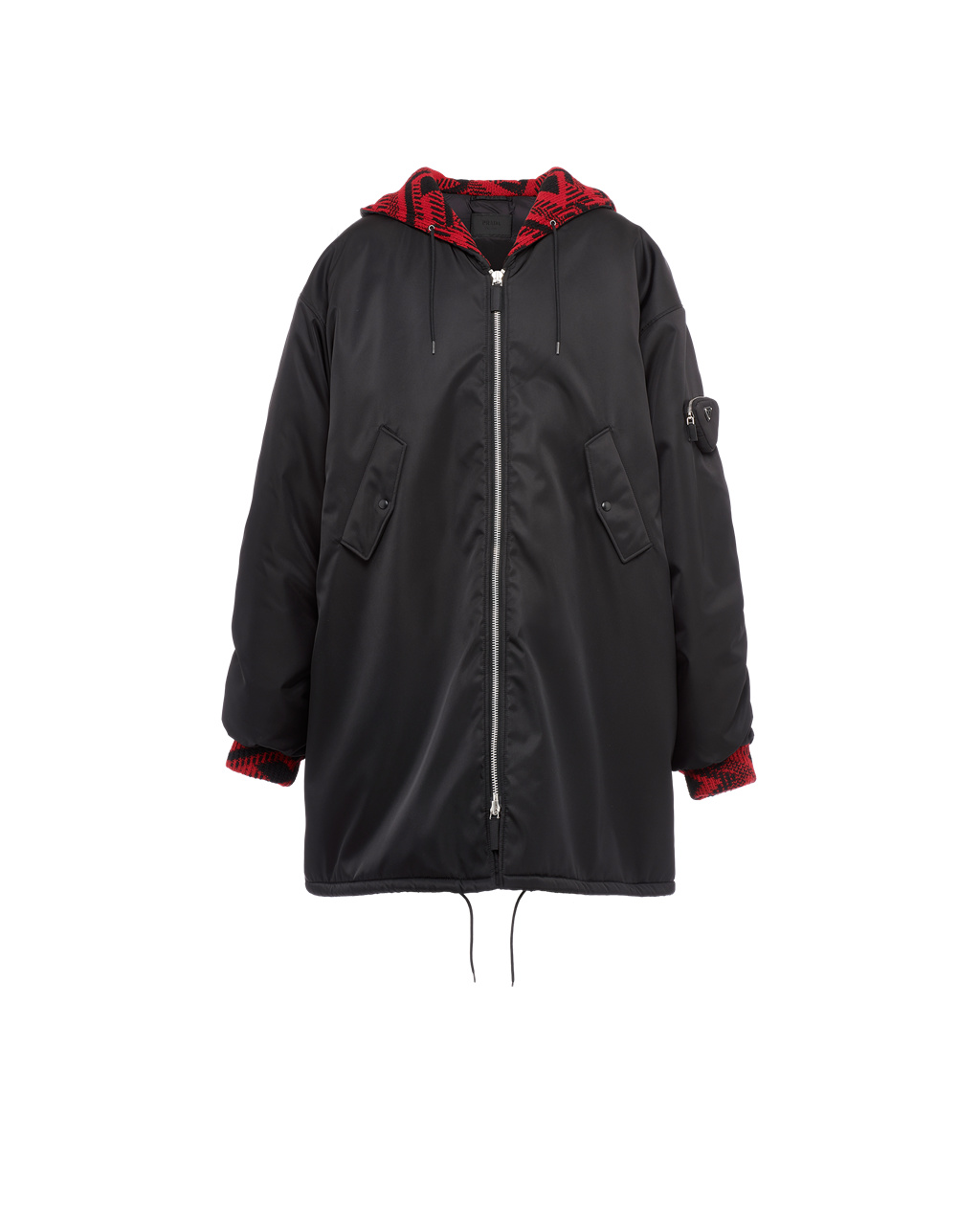 Prada Oversized Re-nylon Raincoat Čierne | EPZJGK304