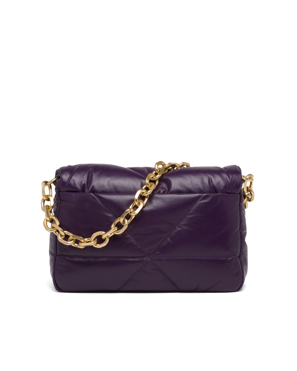 Prada Padded Nappa Kozene Shoulder Bag Violet | YKFXPZ839