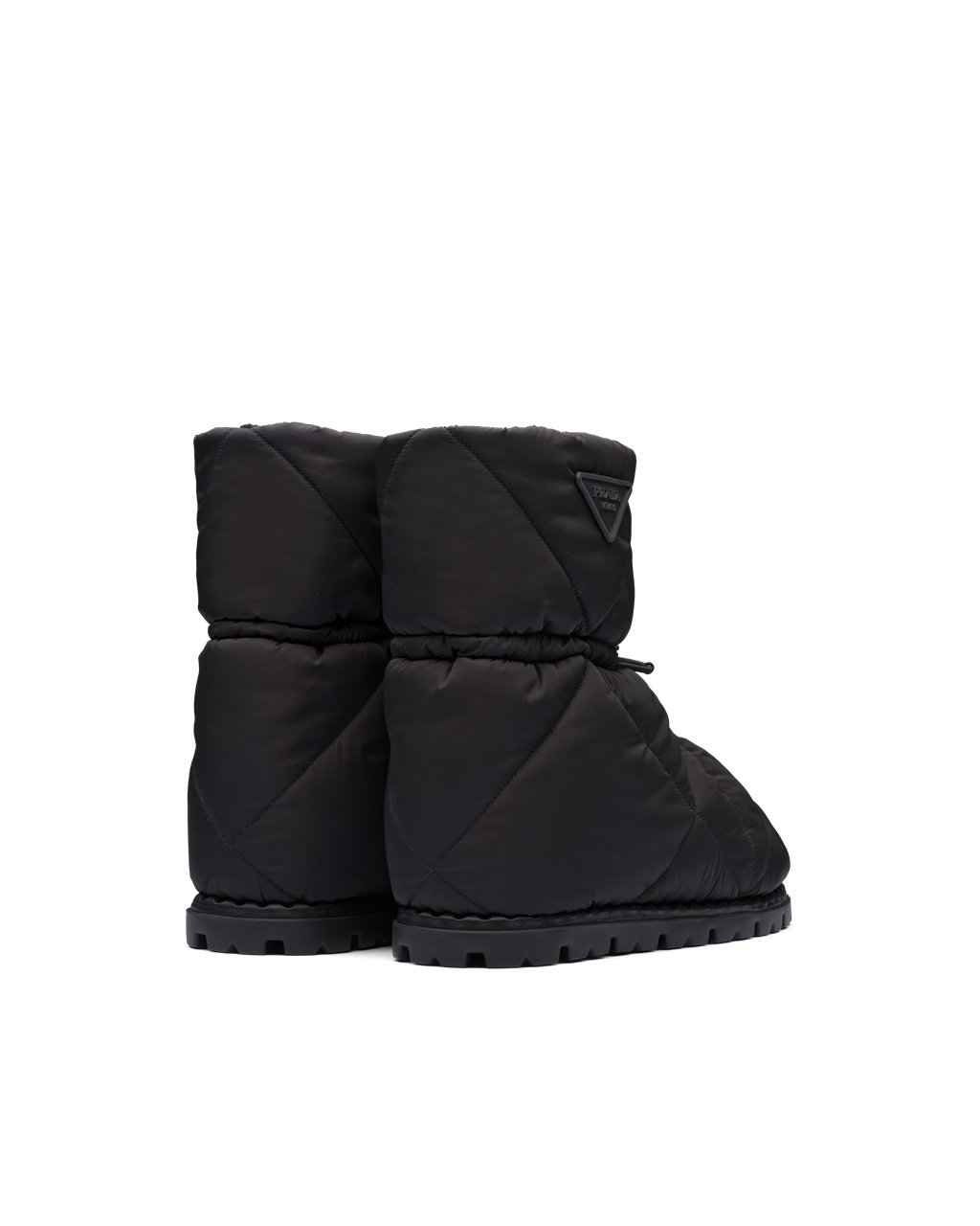 Prada Padded Nylon Fabric Booties Čierne | OJTVRA821