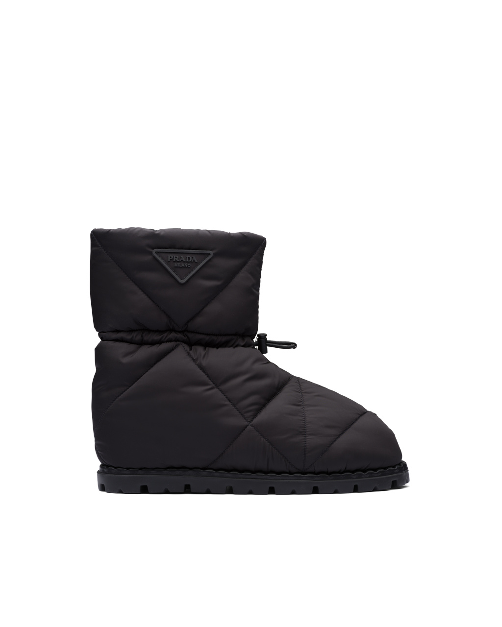 Prada Padded Nylon Fabric Booties Čierne | OJTVRA821