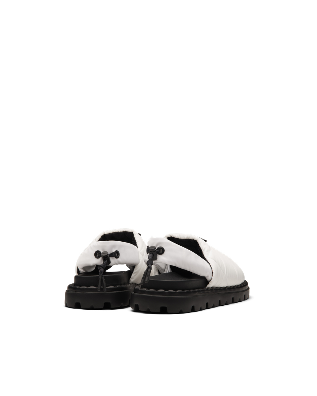 Prada Padded Nylon Sandals Biele | BJLTCA371