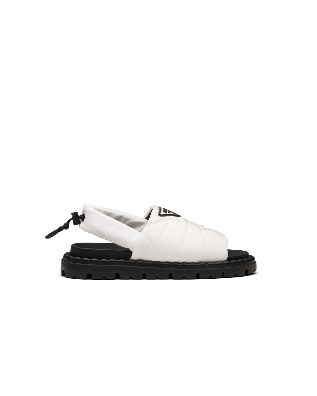 Prada Padded Nylon Sandals Biele | BJLTCA371